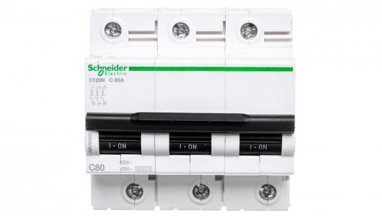 Wyłącznik nadprądowy 3P C 80A 10kA AC C120N Acti9 A9N18365