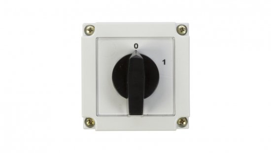 Łącznik krzywkowy 0-1 1P 10A w obudowie 4G10-90-PK 63-840392-011