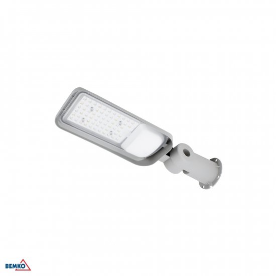 OPRAWA ULICZNA LED JAZMIN 70W 4000K 9100LM IP65 JASNOSZARA CZ. ZMIERZCHU