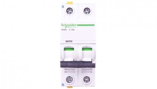 Wyłącznik nadprądowy 1P N C 16A 10kA AC iC60H-C16-1N A9F07616