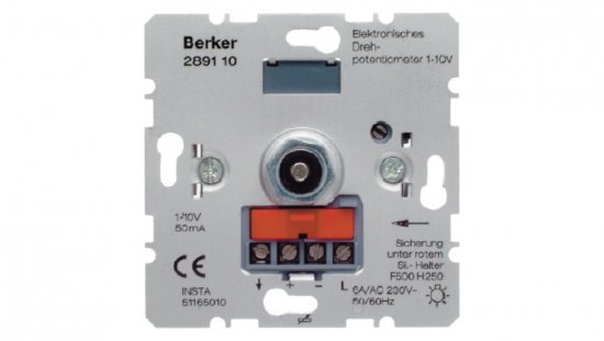 Berker/B.Kwadrat Elektroniczny potencjometr obrotowy 230V AC 1-10V 289110