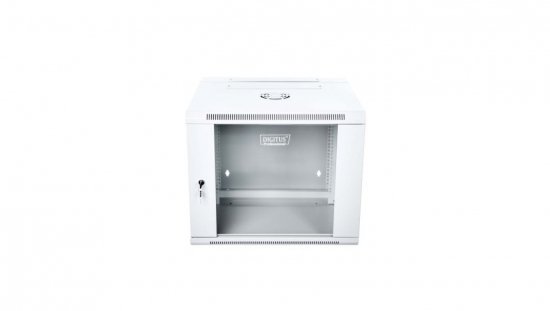 Szafa krosowa wisząca dzielona 19 cali 12U 600x635x600 szara DN-WD19 12U/600