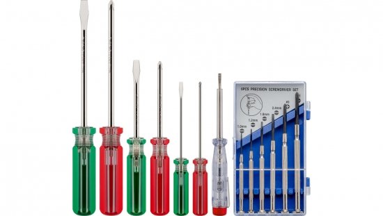 Zestaw narzędzi z lutownicą /komplet 20szt./ 45243