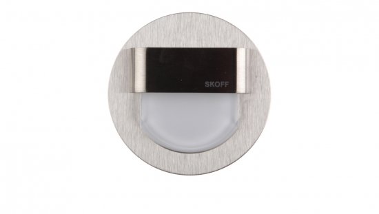 Oprawa LED 0.8W 10V IP20 RUEDA szlif biała 02-01-02-02-0158