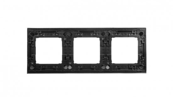 Simon 54 Premium Ramka potrójna metalowa chrom DR3/63