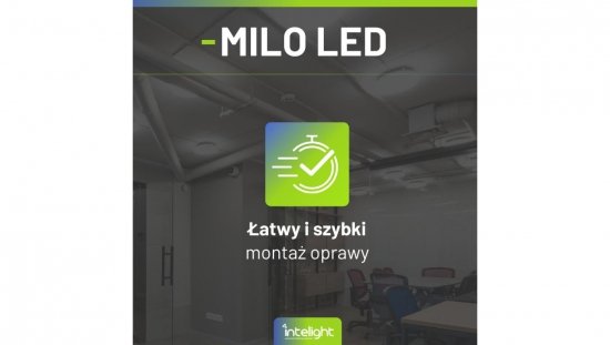 Plafoniera sieciowo-awaryjna MILO M 3H MT 4000K MD IP65 (czujnik ruchu) / 92782