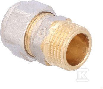 Złączka z gwintem zewnętrznym 16x1/2&quot; (Sitec Press)
