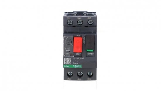 TeSys Deca Wyłącznik silnikowy 3P 5,5kW 9-14A PL GV2ME16AP