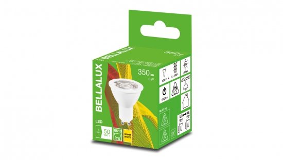Żarówka LED BELLALUX 50 GU10 4,5W 350lm 2700K 827 (36 stopni) 4058075483453