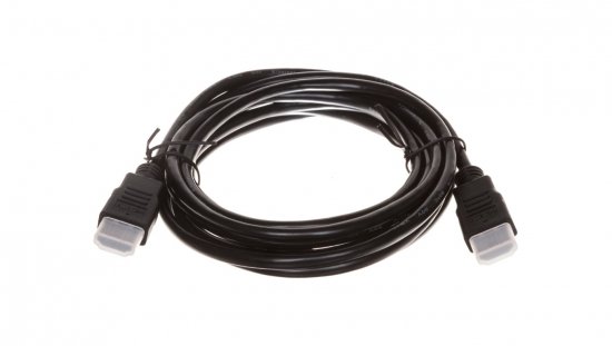 Kabel połączeniowy HDMI Highspeed 1.4 z Eth. GOLD Typ HDMI A/HDMI A, M/M czarny 3m AK-330114-030-S