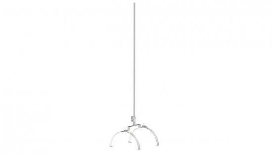 Iglica gąsiorowa podwójna fi 12mm aluminiowa 71.15 AL /1.5m/ /97101509/