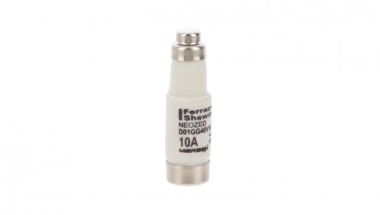 Wkładka bezpiecznikowa D01 gG 400VAC /250VDC 10A W211090
