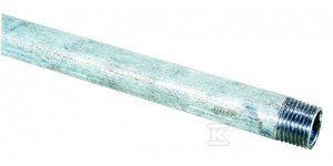Sztucer stalowy ocynk gwint dwustronny 1/2 L=150mm D10AV 987021015