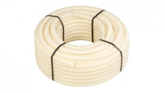 Rura karbowana z pilotem 25mm kolor naturalny 750N FK15/25F DX16325R /75m/