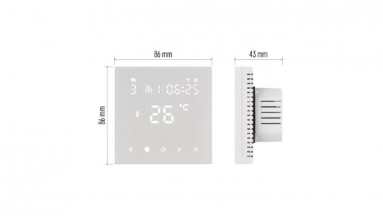 GoSmart Termostat pokojowy do ogrzewania podłogowego P56201UF z Wi-Fi