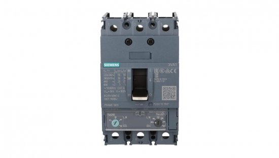 Wyłącznik mocy 3P 160A Icu 36kA 415V AC wyzwalacz TM240 LI przyłącza śrubowe 3VA1116-4EF32-0AA0