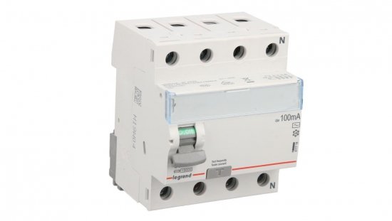Wyłącznik różnicowoprądowy 4P 63A 0,1A typ AC P304 TX3 411719