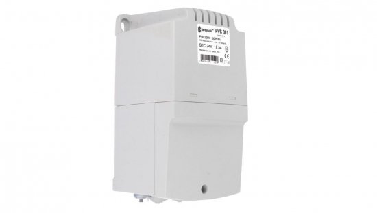 Transformator 1-fazowy bezpieczeństwa PVS 301 230/ 24V 12,5A, w obudowie, IP54, Ta 40, 16024-9974