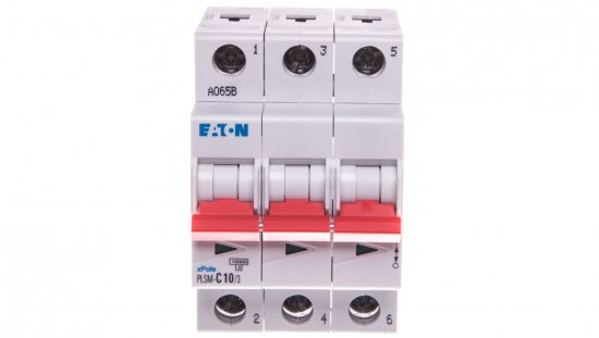 Wyłącznik nadprądowy 3P C 10A 10kA AC PLSM-C10/3-MW 242470