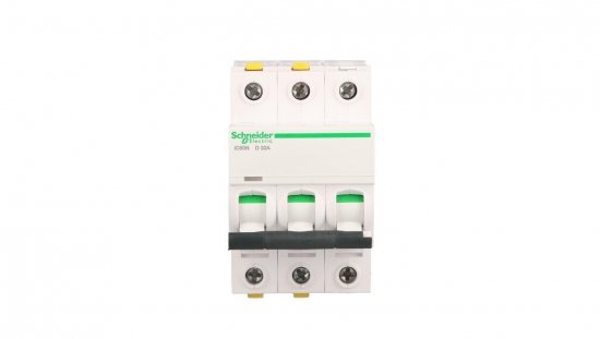 Wyłącznik nadprądowy 3P D 32A 6kA AC iC60N-D32-3 Acti9 A9F05332
