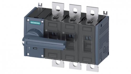 Rozłącznik izolacyjny 3P wlk3 315A napęd obrotowy bezp. szary montaż od frontu z lewej przył. płaskie śrubowe 3KD4032-0PE10-0