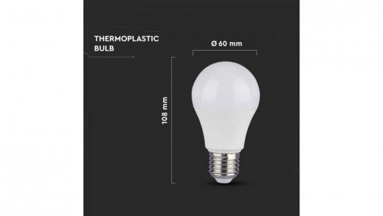 Żarówka LED 8,5W E27 A60 6500K 806lm 200st. Dioda SAMSUNG 5 Lat Gwarancji 21230
