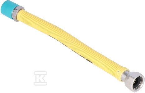 PRZEWÓD GAZ.25-45CM G1/2-NYPEL R1/2