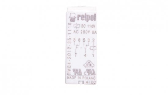 Przekaźnik miniaturowy 2P 110V DC PCB AgNi RM84-2012-35-1110 600339