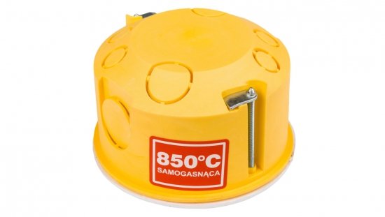 Puszka podtynkowa 80mm regips niepalna żółta PO-80 0209-0N /35szt/