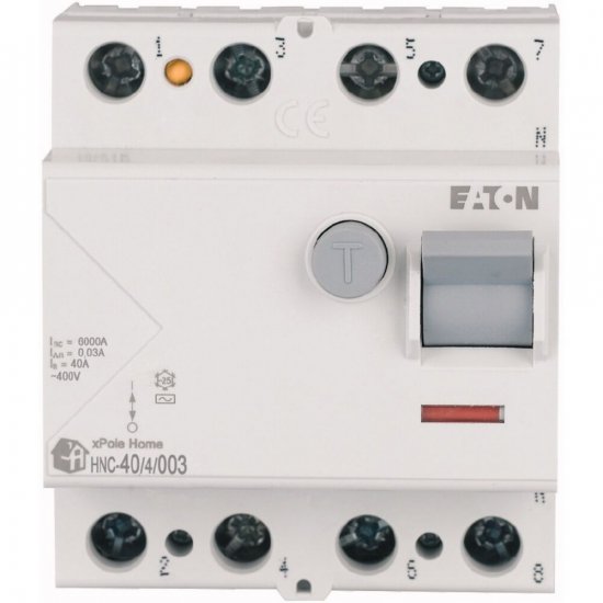 Wyłącznik różnicowoprądowy 4P 40A 0,03A typ AC xPole Home HNC-40/4/003 194694 (MGWT)  pl