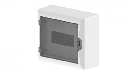 Rozdzielnica modułowa 1x8 n/t ECONOMIC BOX RN 1/8 drzwi transparentne (N+PE) IP40 2502-01