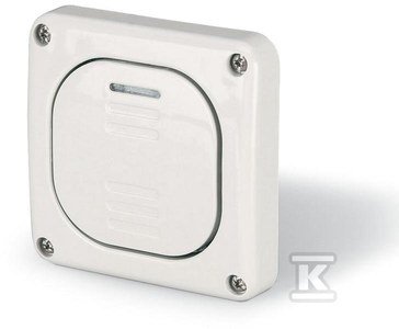Przycisk światło podtynkowy, 10AX M95, IP66, szary, PROTECTA .3311P 137