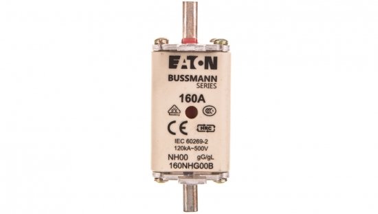 Wkładka bezpiecznikowa NH00 160A gL/gG 500V 160NHG00B