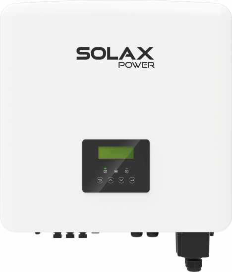 Falownik hybrydowy SOLAX X3-HYBRID-8.0 G4 maks. 8.8 KVA wyjście AC, 3 MPPT, w zestawie moduł komunikacyjny, wyłącznik DC, wejście 20A, kompatybilny z baterią Tripple Power