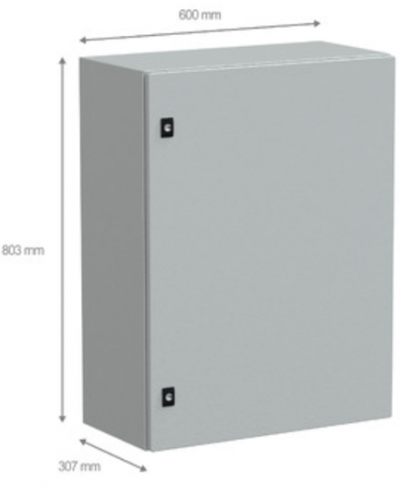 Obudowa CRN 800x600x300mm IP66 z płytą montażową NSYCRN86300P