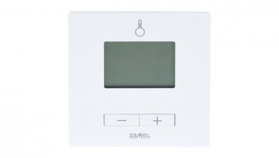 REGULATOR TEMPERATURY PROSTY, 230V, RADIOWY, (+ PRZEKAŹNIK) TYP: LPW-21 BIAŁY