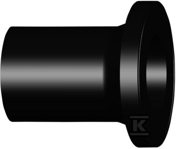 Tuleja doczołowa długa kołnierzowa d75 PE100, SDR11, PN10 gaz/PN16 woda, sfazowana