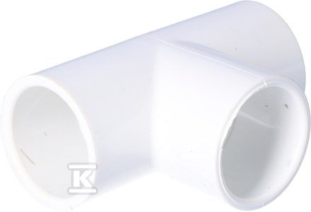 TRÓJNIK RÓWNOPRZELOTOWY KW/KW/KW PVC 1