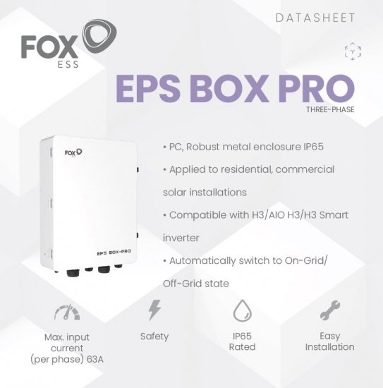 Akcesorium FoxESS EPS BOX PRO