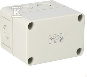 Obudowa, puszka pusta, TK PS 97-8-m 94x65x81 IP66, szara, z metrycznymi tłoczeniami