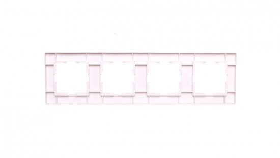 Karre Ramka 4-Krotna, Kolor Biały / 90960263