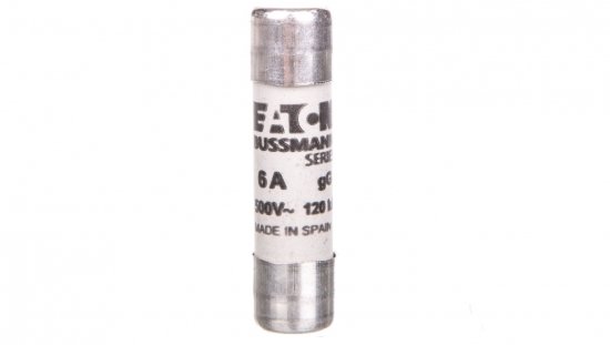 Wkładka bezpiecznikowa cylindryczna 10x38mm 6A gL/gG 500V C10G6