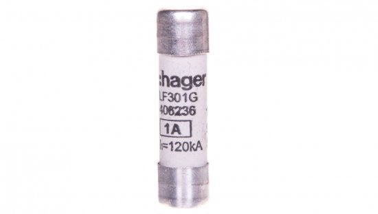 Wkładka topikowa cylindryczna BiWtz 10x38 mm gG 1A 500V AC LF301G /10szt./