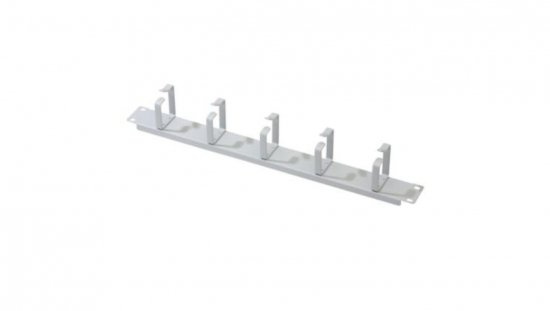 Organizator kablowy 19 cali 1U W/40xG/60 szary DN-97601