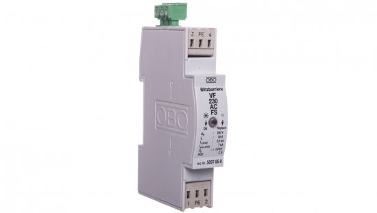 Ogranicznik przepięć dla systemów dwużyłowych 255VAC 2,5kA 1,4kV VF230 AC-FS 5097858