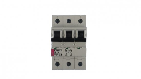 Wyłącznik nadprądowy 3P B 20A 10kA AC ETIMAT10 002125717
