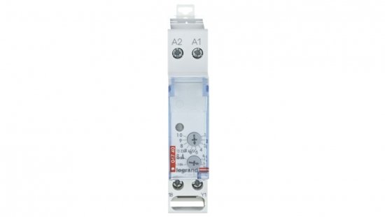 Przekaźnik czasowy 1P 8A 0,1sek-100h 12-230V AC/DC opóźnione załączenie RC302 004740