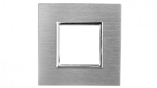 DANTE Ramka pojedyncza aluminium anodowane INOX 4541281