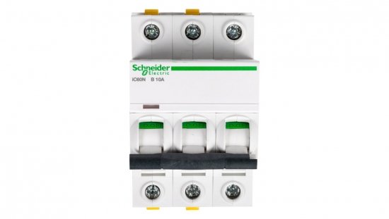 Wyłącznik nadprądowy 3P B 10A 6kA AC iC60N-B10-3 A9F03310