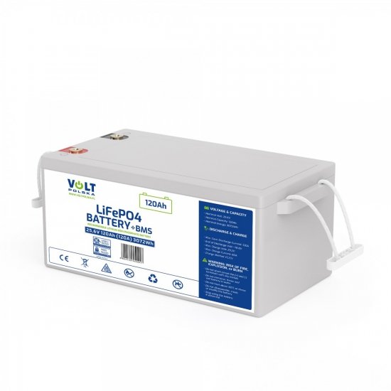 Akumulator LiFePO4 25,6V 120 Ah (120A)